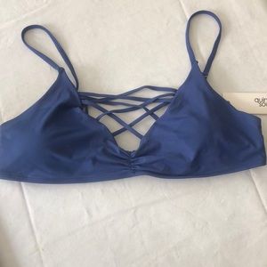 Quint Soul - Lattice Front Bralette Bikini Top